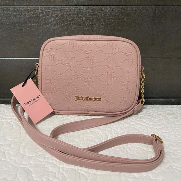 Juicy Couture Bags Juicy Couture Blush Pink Crossbody Bag Poshmark